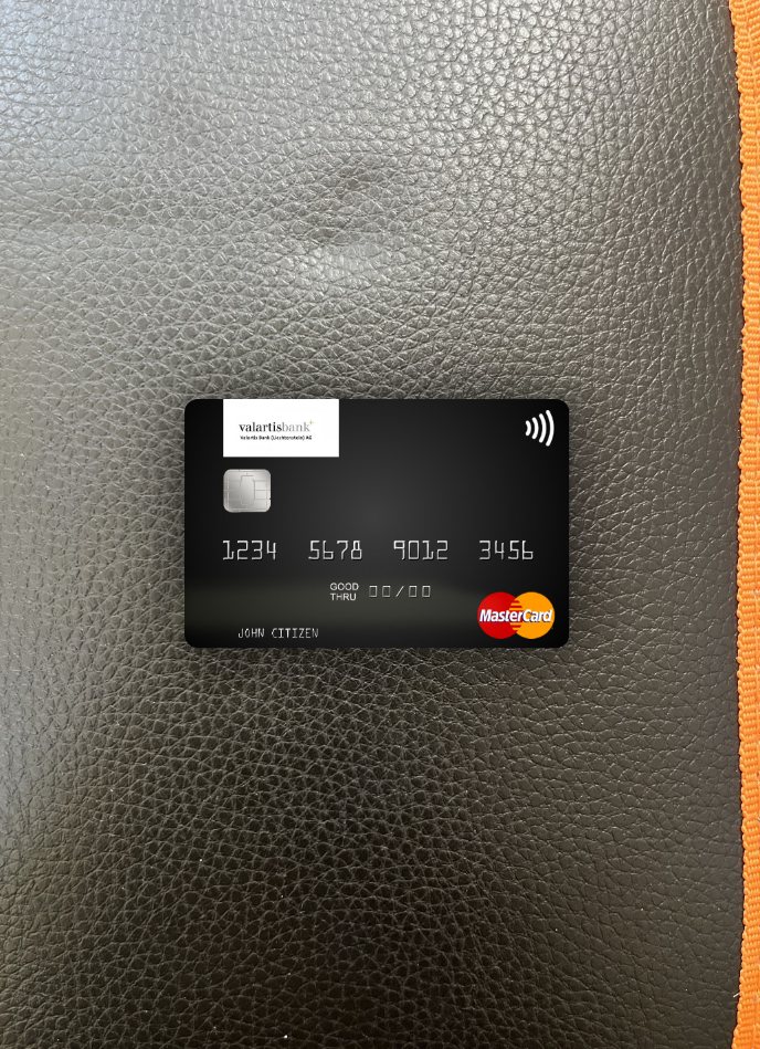 Download Liechtenstein Valartis Bank mastercard photolook front Photoshop template